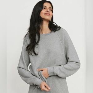 Jenni Kayne Heather Gray Crewneck Sweatshirt